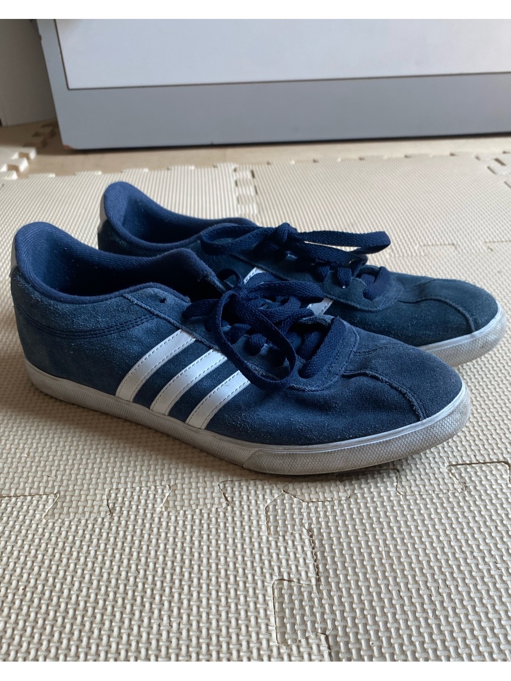 Adidas Courtset in Collegiate Navy Suede size 9